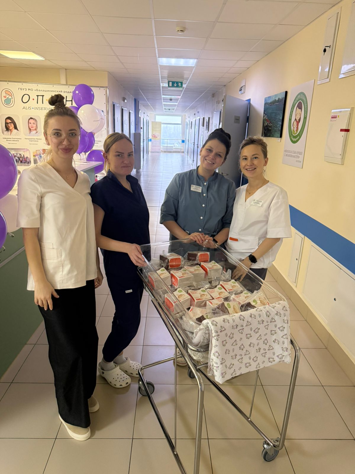 Бренд Thyseed и Балашихинский роддом организовали благотворительную акцию в преддверии Дня матери