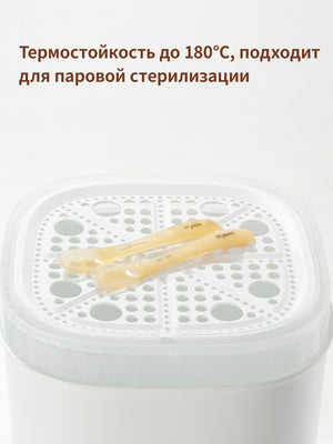 Ложка для прикорма детская силиконовая, 2 шт