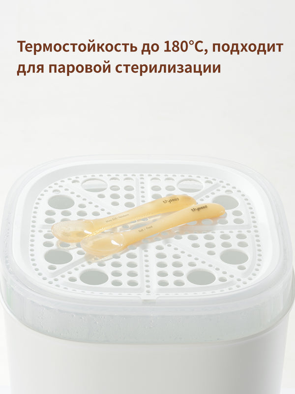 Ложка для прикорма детская силиконовая, 2 шт