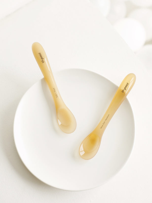 Ложка для прикорма детская силиконовая, 2 шт