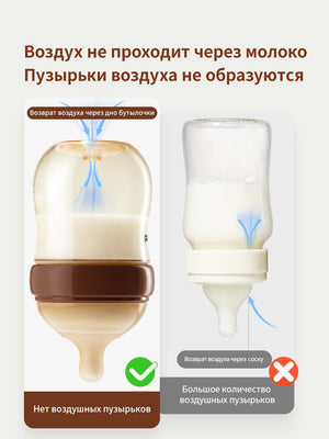 Антиколиковая бутылочка для новорожденных,160 мл,PPSU