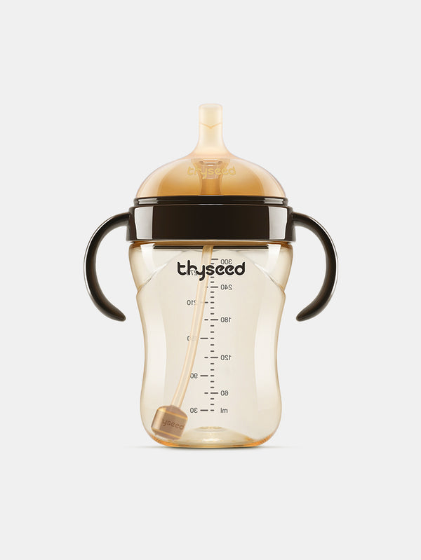 поильник с трубочкой непроливайка, 7+ мес 300 мл