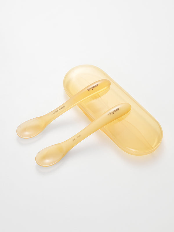 Ложка для прикорма детская силиконовая, 2 шт